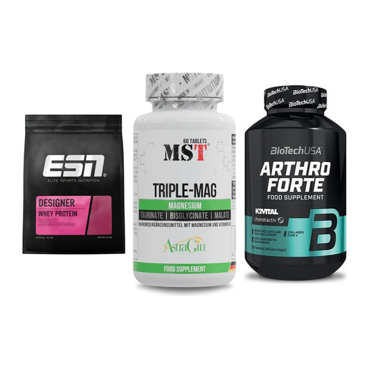 Regenerations-Set: ESN Designer + MST Tripple Mag + BioTech Arthro – alle enthaltenen Artikel
