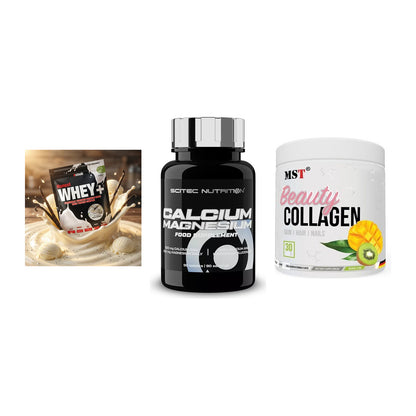 Regenerations-Set: Sinob Honest + Scitec Calcium + MST Beauty – alle enthaltenen Artikel