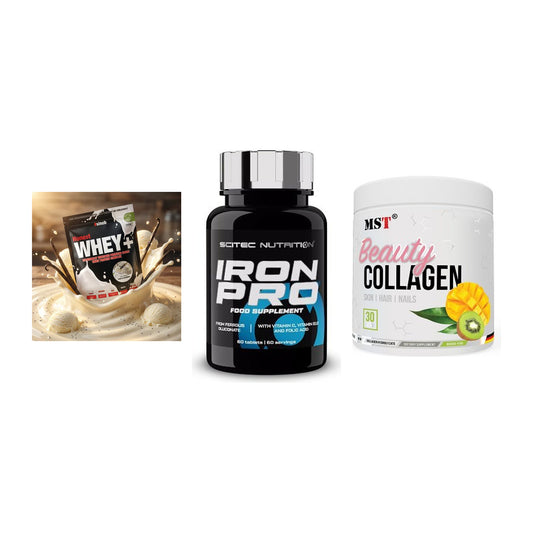 Regenerations-Set: Sinob Honest + Scitec Iron Pro + MST Beauty – alle enthaltenen Artikel
