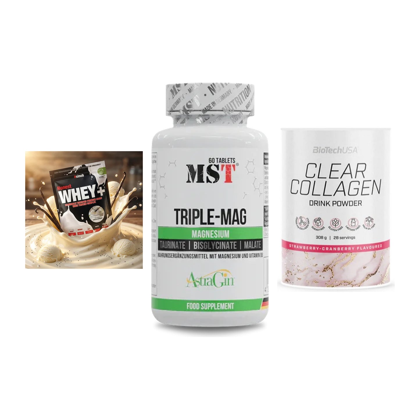 Regenerations-Set: Sinob Honest + MST Tripple Mag + BioTech Clear – alle enthaltenen Artikel