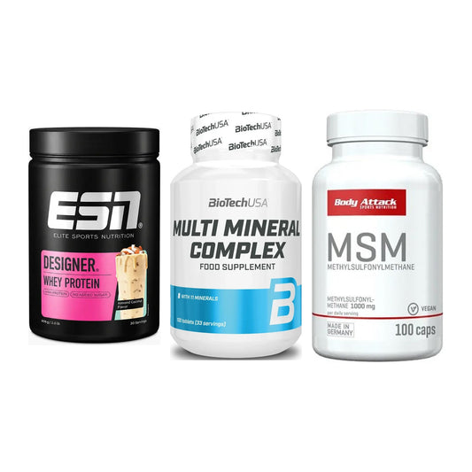 Regenerations-Set: ESN Designer + BioTech Multi + Body Attack MSM – alle enthaltenen Artikel