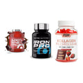 Regenerations-Set: Scitec 100% + Scitec Iron Pro + FGN Kollagen 60 – alle enthaltenen Artikel