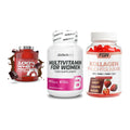 Regenerations-Set: Scitec 100% + BioTech Multivi + FGN Kollagen 60 – alle enthaltenen Artikel