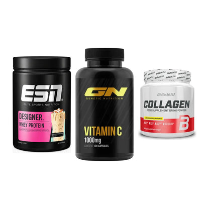 Regenerations-Set: ESN Designer + GN Vitamin C + BioTech Collage – alle enthaltenen Artikel
