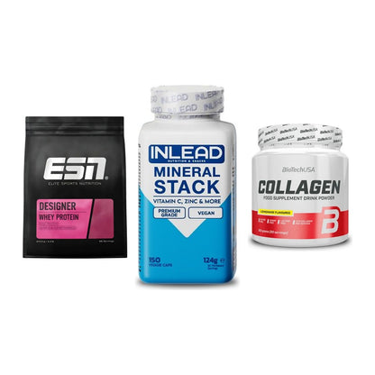 Regenerations-Set: ESN Designer + INLEAD Mineral + BioTech Collage – alle enthaltenen Artikel