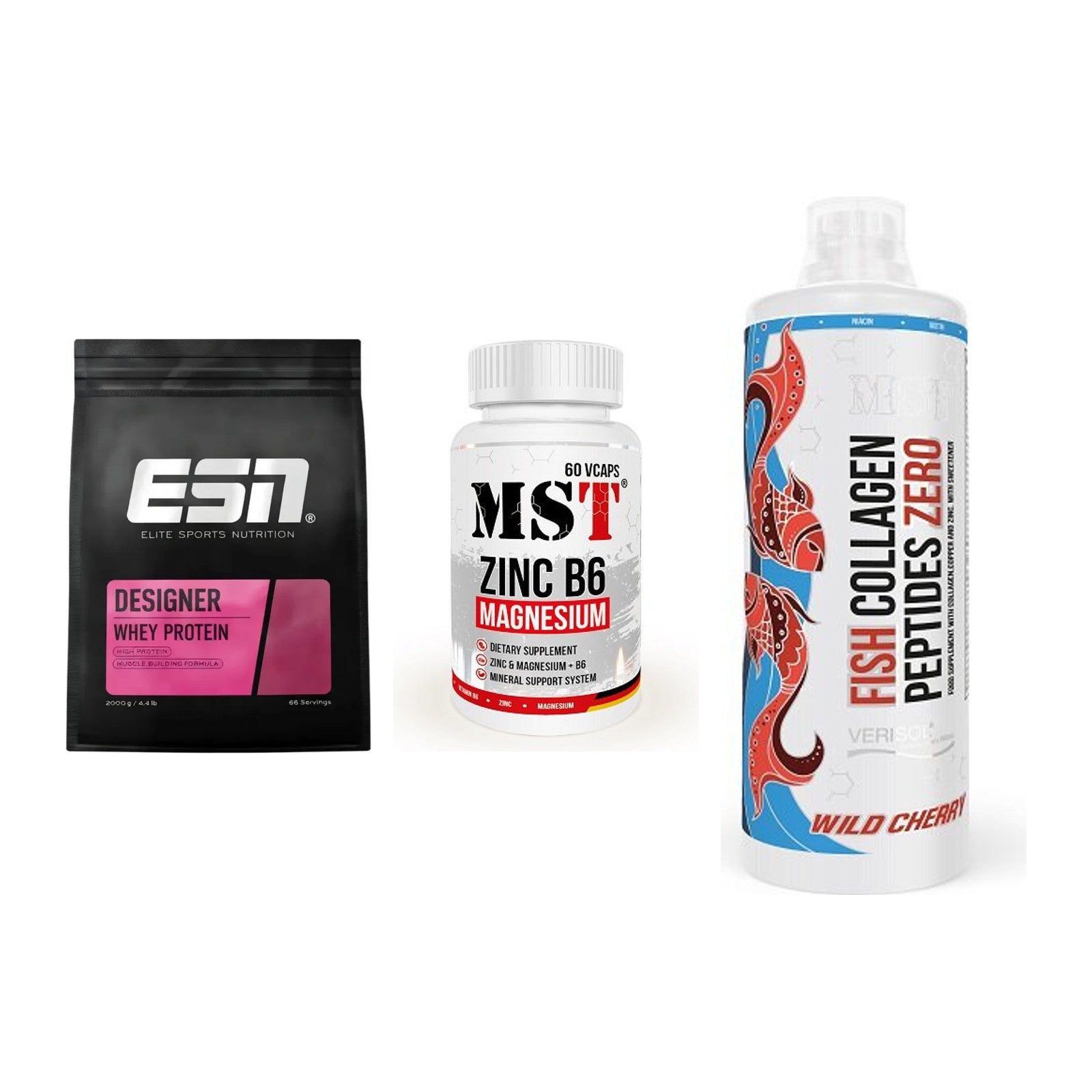 Regenerations-Set: ESN Designer + MST Zinc + MST Fish – alle enthaltenen Artikel