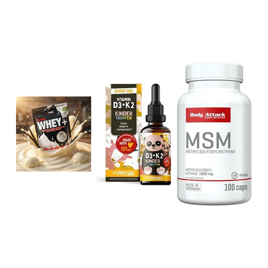 Regenerations-Set: Sinob Honest + ProFuel VITAMIN + Body Attack MSM – alle enthaltenen Artikel