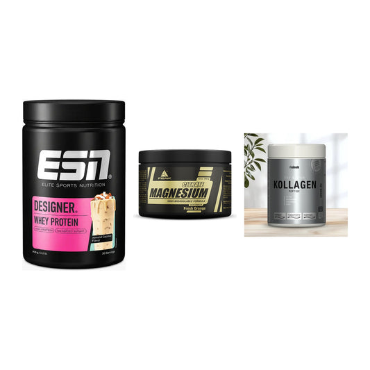 Regenerations-Set: ESN Designer + Peak Magnesium + Sinob Kollagen – alle enthaltenen Artikel