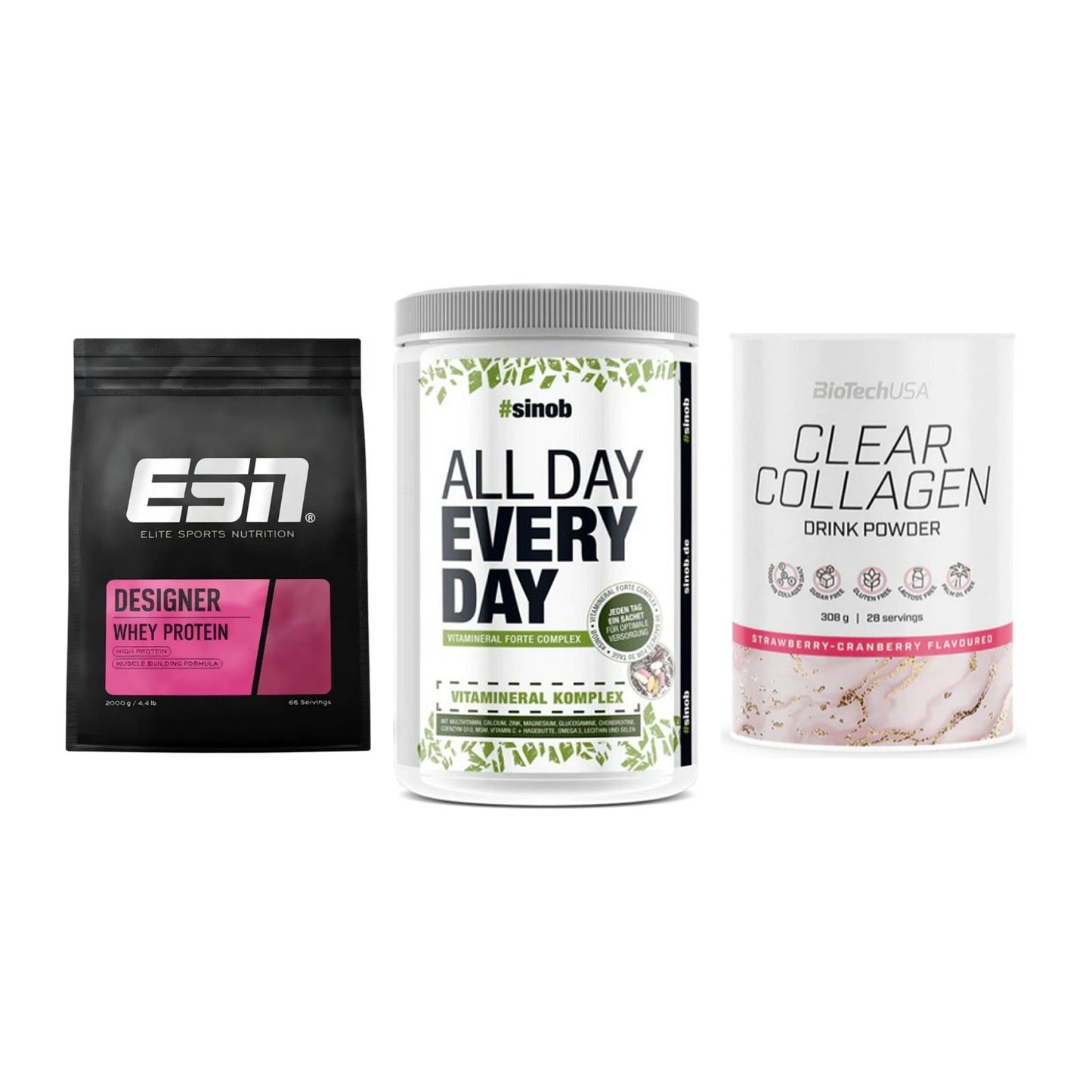 Regenerations-Set: ESN Designer + Sinob All Day + BioTech Clear – alle enthaltenen Artikel