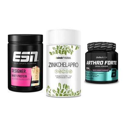 Regenerations-Set: ESN Designer + Sinob Zink + BioTech Arthro – alle enthaltenen Artikel