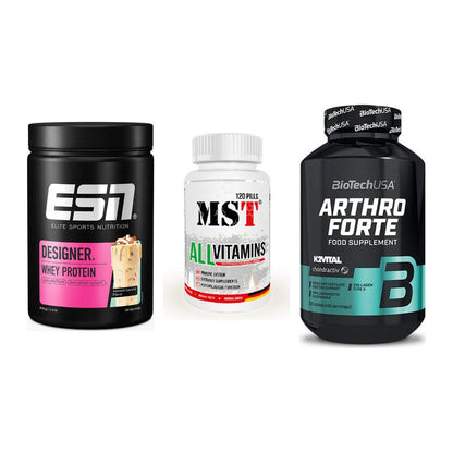 Regenerations-Set: ESN Designer + MST All Vitamin + BioTech Arthro – alle enthaltenen Artikel