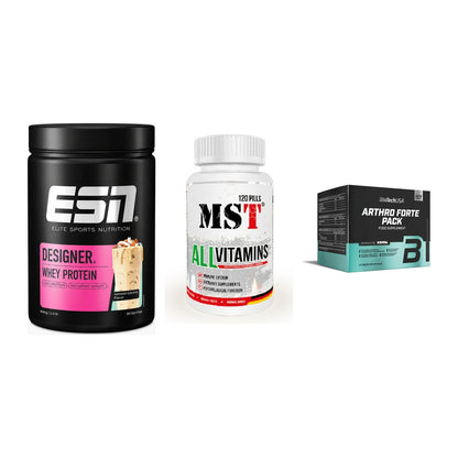 Regenerations-Set: ESN Designer + MST All Vitamin + BioTech Arthro – alle enthaltenen Artikel