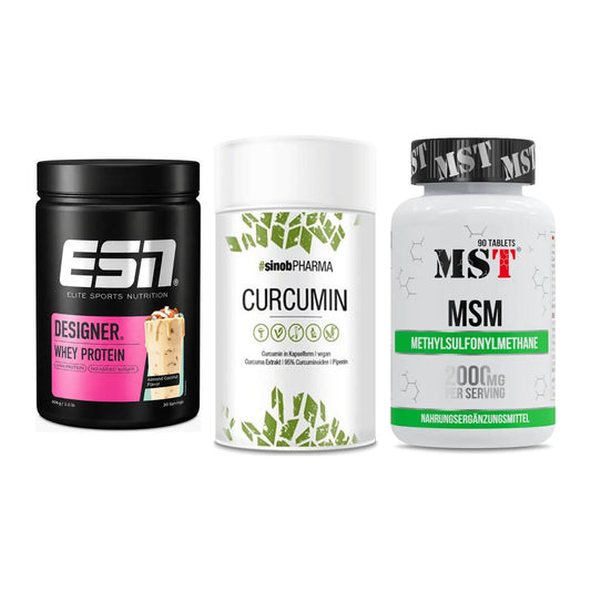 Regenerations-Set: ESN Designer + Sinob Curcumin + MST MSM 2000 / – alle enthaltenen Artikel