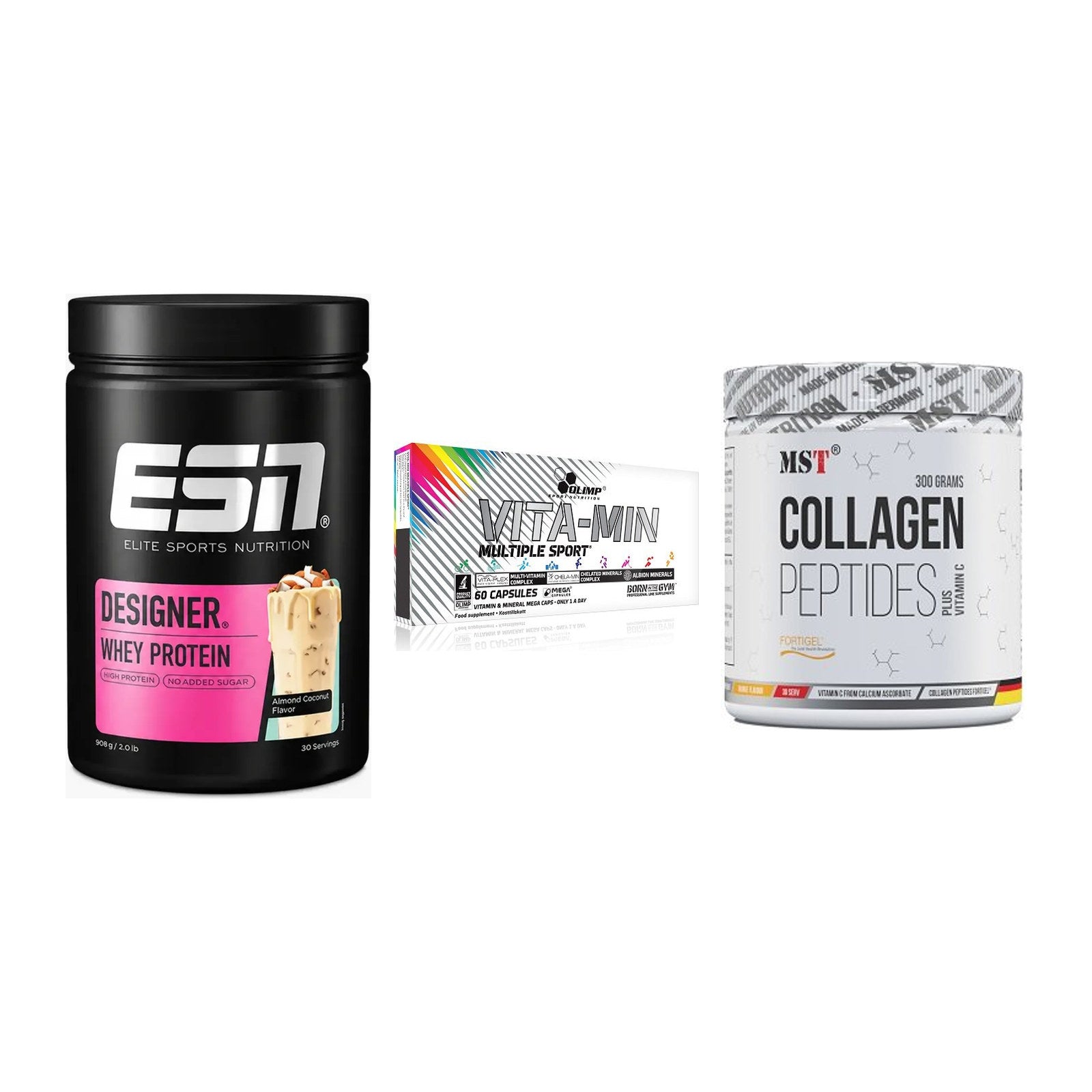 Regenerations-Set: ESN Designer + Olimp Vita-Min + MST Collagen – alle enthaltenen Artikel