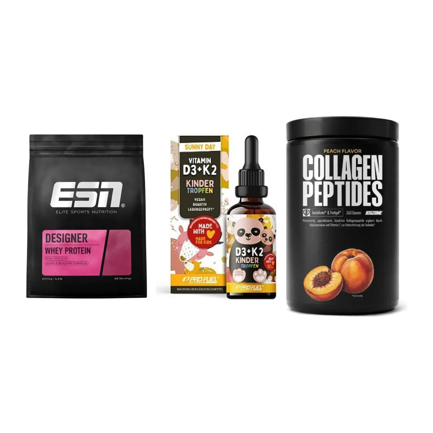 Regenerations-Set: ESN Designer + ProFuel VITAMIN + Big Zone – alle enthaltenen Artikel