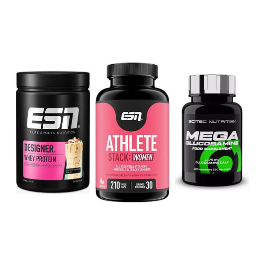 Regenerations-Set: ESN Designer + ESN Athlete + Scitec Mega – alle enthaltenen Artikel