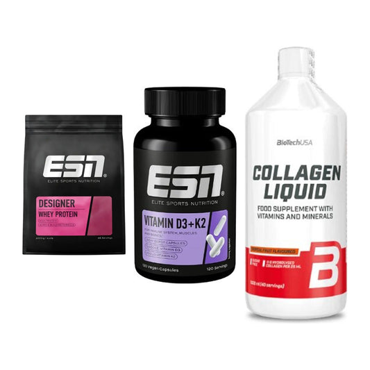 Regenerations-Set: ESN Designer + ESN Vitamin D3 + BioTech Collage – alle enthaltenen Artikel