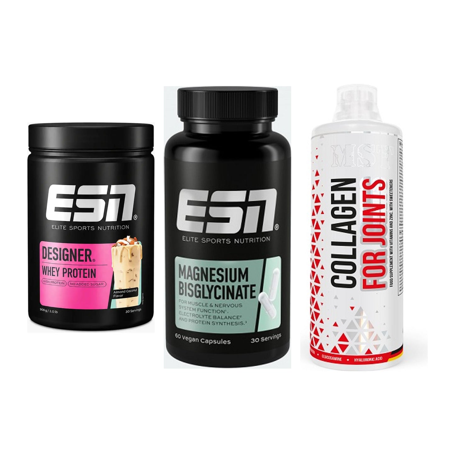 Regenerations-Set: ESN Designer + ESN Magnesium + MST Collagen – alle enthaltenen Artikel