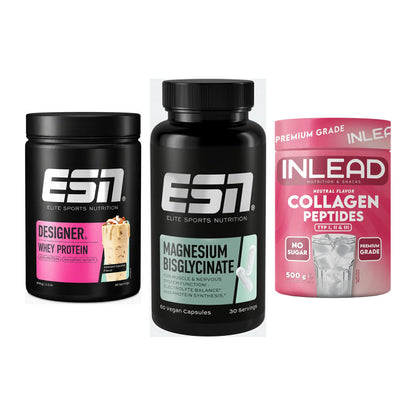 Regenerations-Set: ESN Designer + ESN Magnesium + INLEAD Collagen – alle enthaltenen Artikel