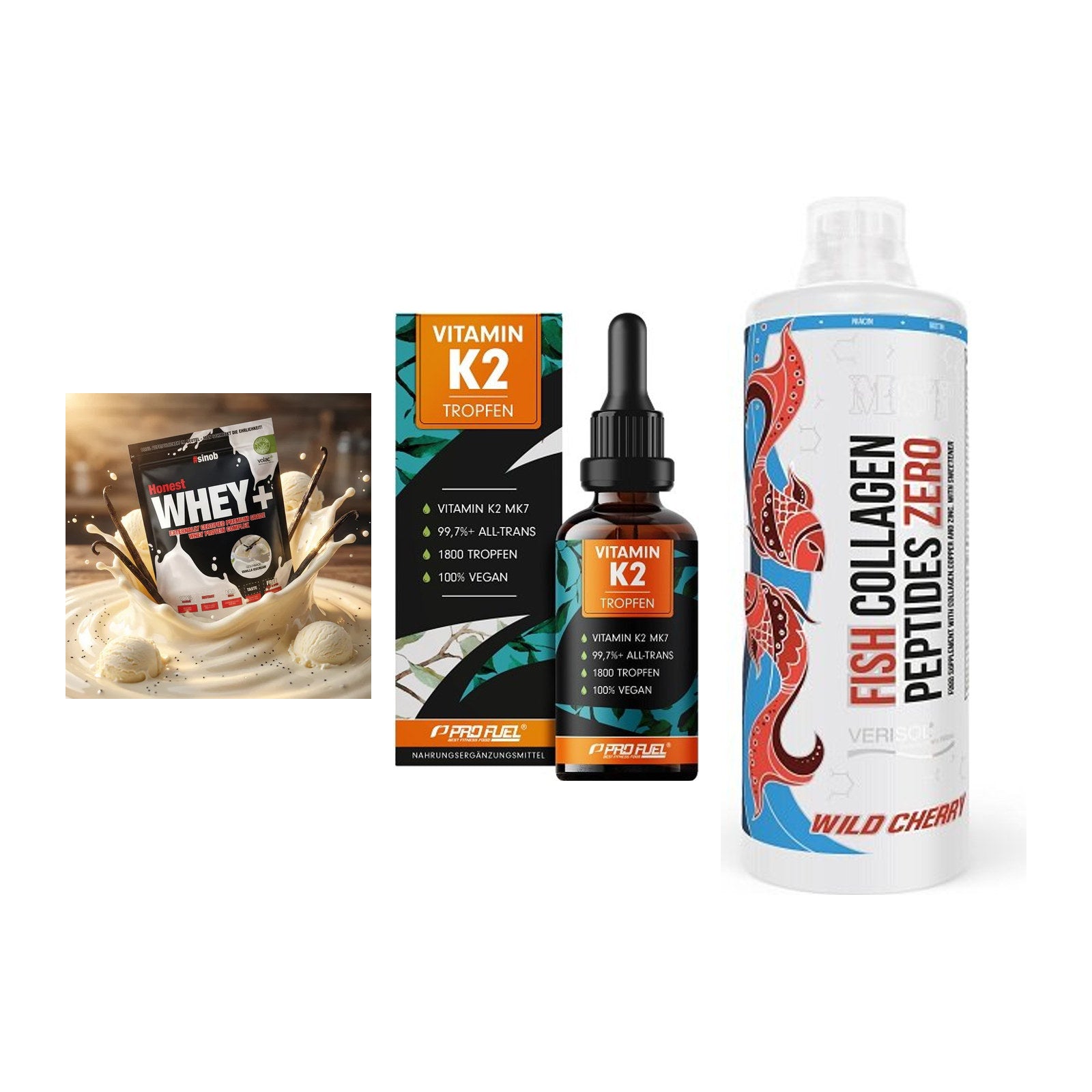 Regenerations-Set: Sinob Honest + ProFuel Vitamin + MST Fish – alle enthaltenen Artikel
