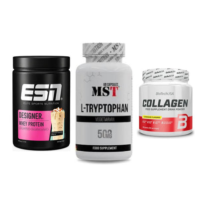 Regenerations-Set: ESN Designer + MST Tryptophan + BioTech Collage – alle enthaltenen Artikel