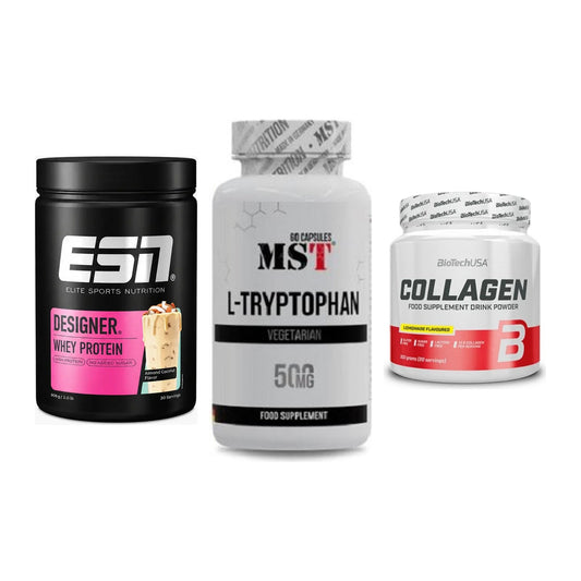 Regenerations-Set: ESN Designer + MST Tryptophan + BioTech Collage – alle enthaltenen Artikel