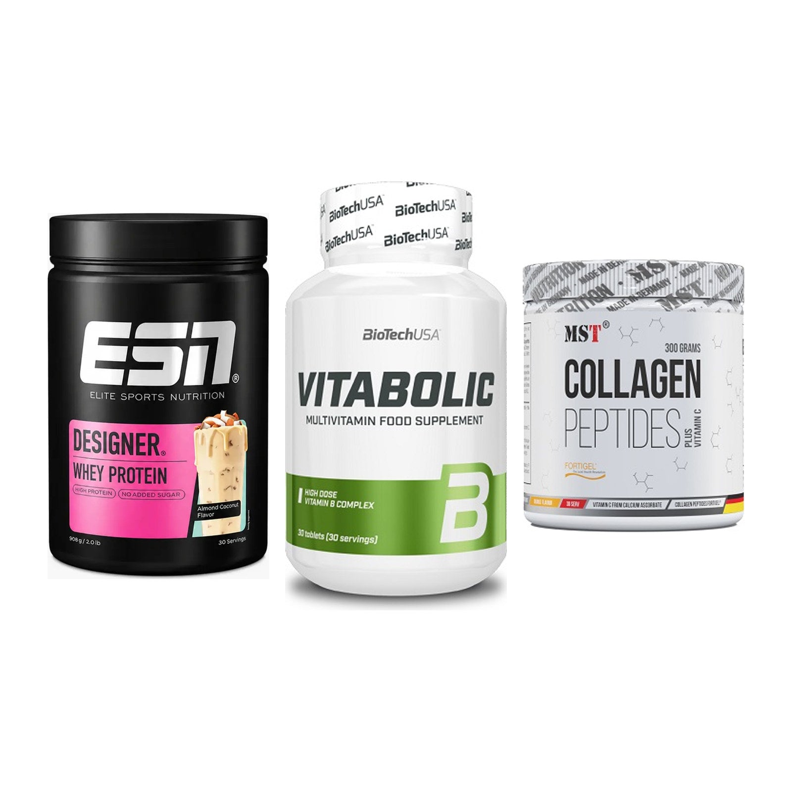 Regenerations-Set: ESN Designer + BioTech Vitabol + MST Collagen – alle enthaltenen Artikel