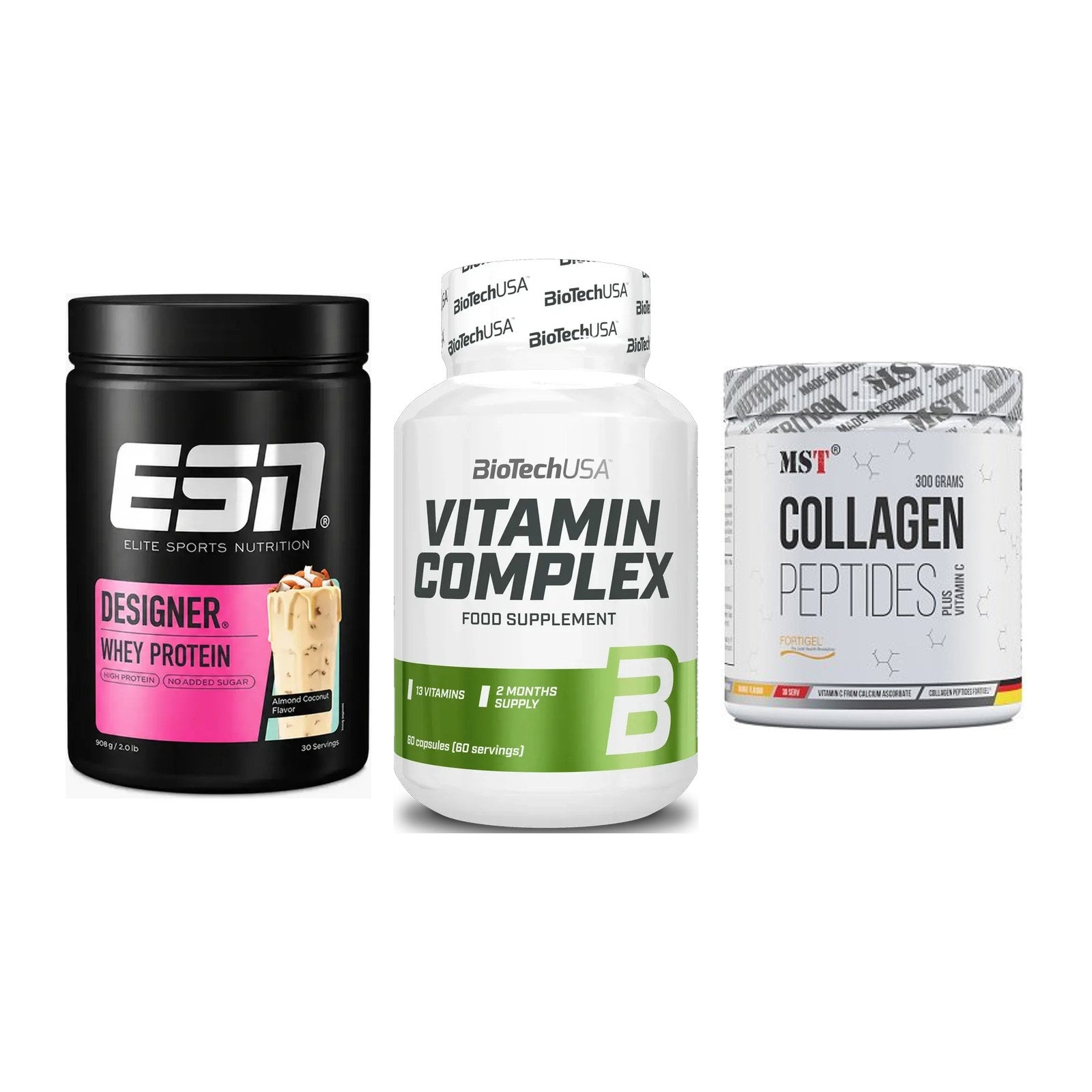 Regenerations-Set: ESN Designer + BioTech Vitamin + MST Collagen – alle enthaltenen Artikel