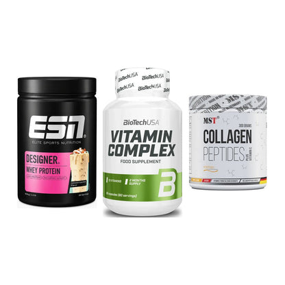 Regenerations-Set: ESN Designer + BioTech Vitamin + MST Collagen – alle enthaltenen Artikel