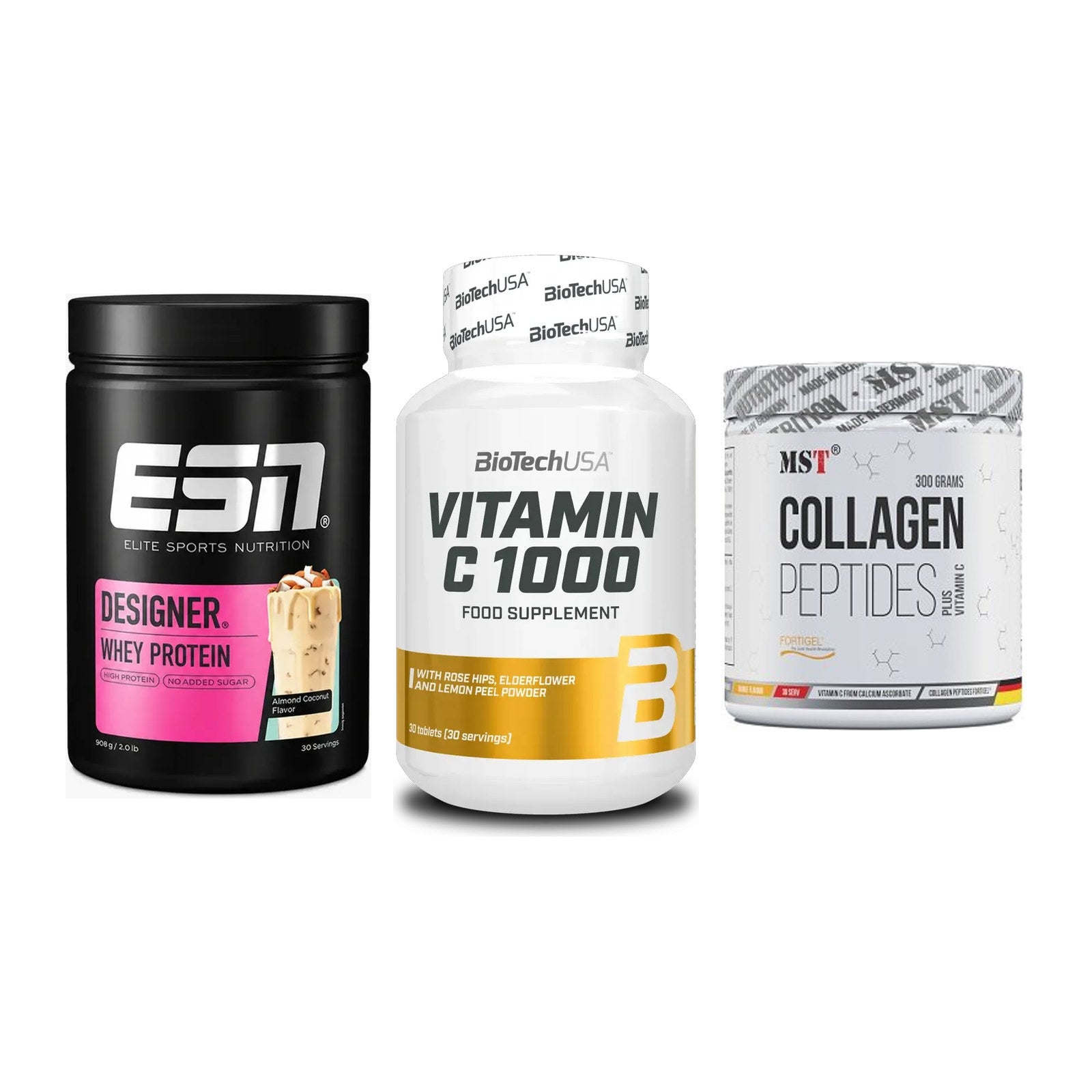 Regenerations-Set: ESN Designer + BioTech Vitamin + MST Collagen – alle enthaltenen Artikel