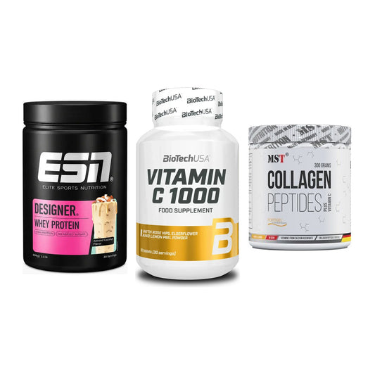Regenerations-Set: ESN Designer + BioTech Vitamin + MST Collagen – alle enthaltenen Artikel