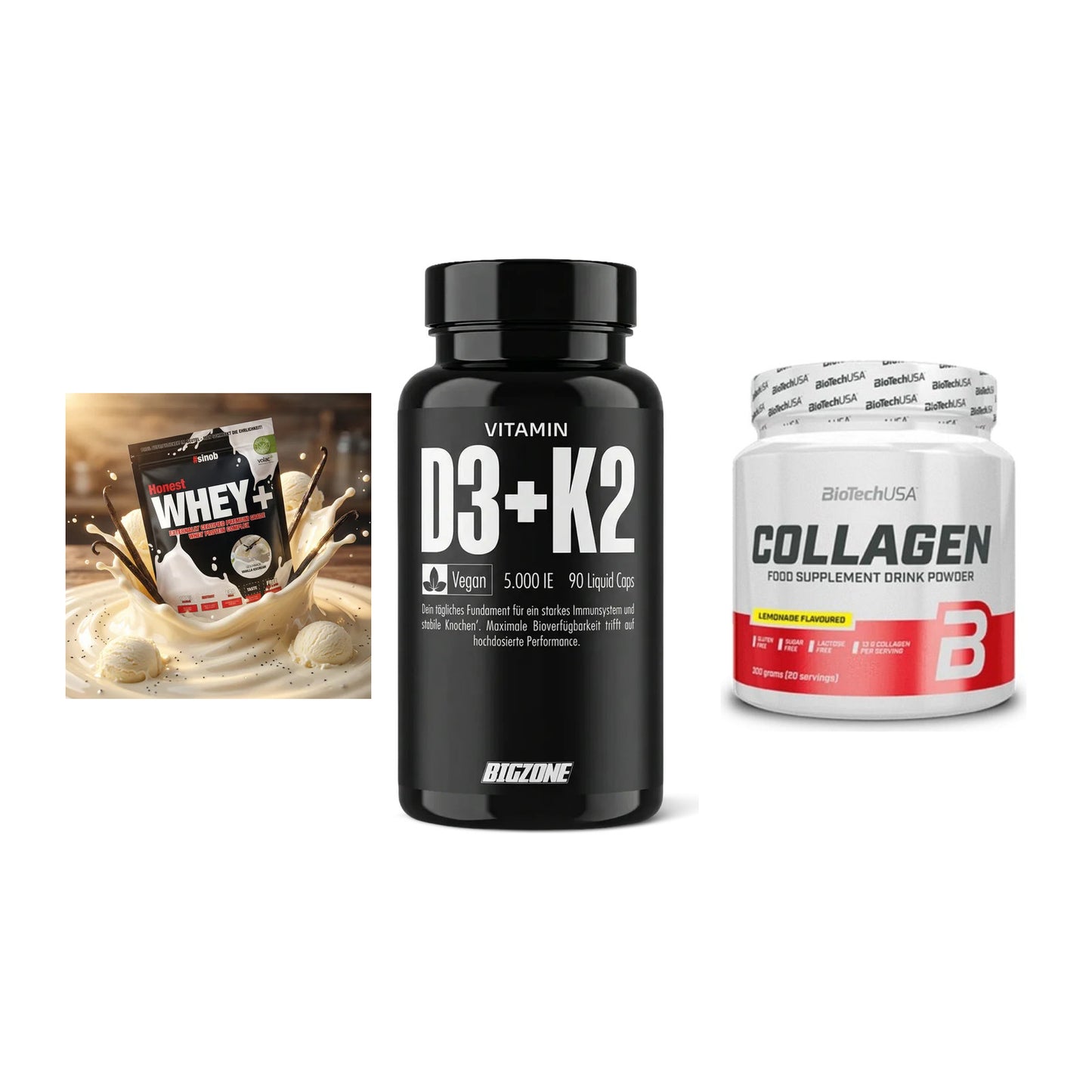 Regenerations-Set: Sinob Honest + Big Zone + BioTech Collage – alle enthaltenen Artikel