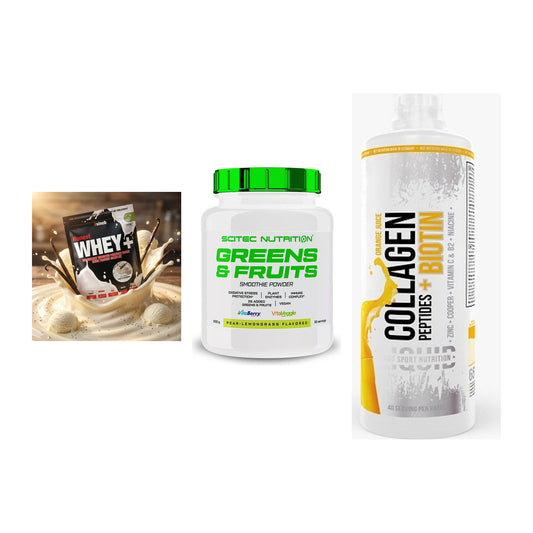 Regenerations-Set: Sinob Honest + Scitec Greens + MST Collagen – alle enthaltenen Artikel