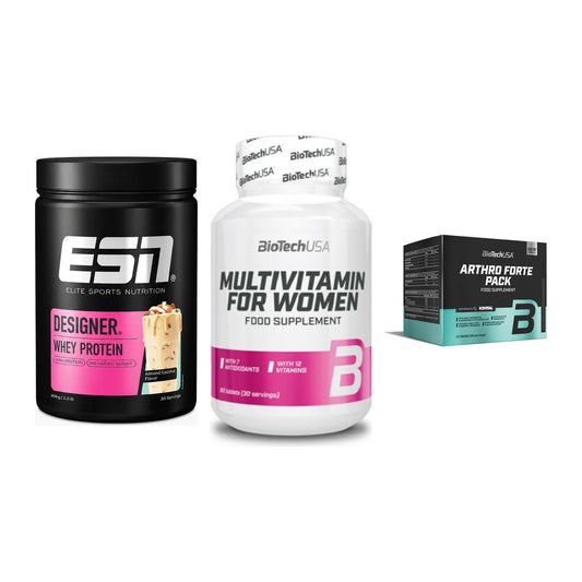 Regenerations-Set: ESN Designer + BioTech Multivi + BioTech Arthro – alle enthaltenen Artikel