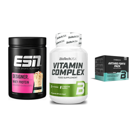 Regenerations-Set: ESN Designer + BioTech Vitamin + BioTech Arthro – alle enthaltenen Artikel