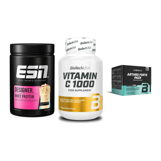 Regenerations-Set: ESN Designer + BioTech Vitamin + BioTech Arthro – alle enthaltenen Artikel