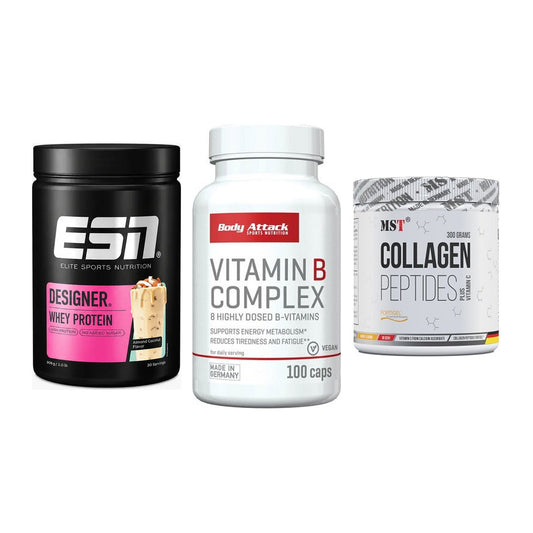 Regenerations-Set: ESN Designer + Body Attack + MST Collagen – alle enthaltenen Artikel