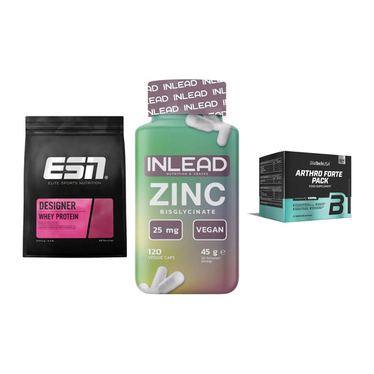 Regenerations-Set: ESN Designer + INLEAD Zink + BioTech Arthro – alle enthaltenen Artikel
