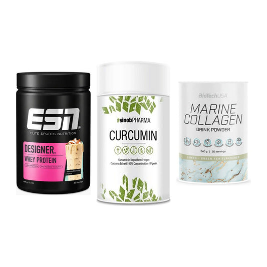 Regenerations-Set: ESN Designer + Sinob Curcumin + BioTech Marine – alle enthaltenen Artikel