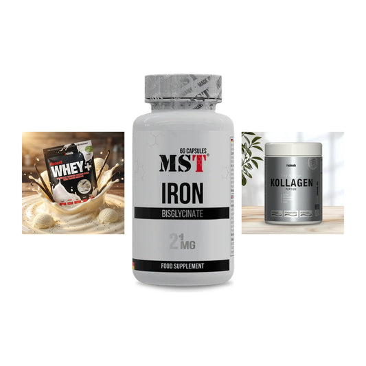 Regenerations-Set: Sinob Honest + MST Iron + Sinob Kollagen – alle enthaltenen Artikel