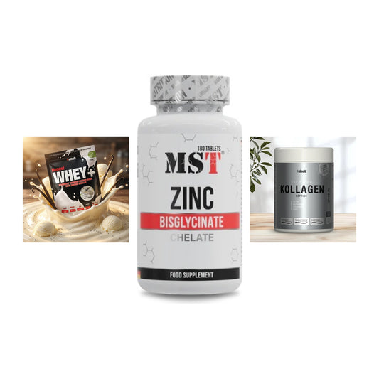 Regenerations-Set: Sinob Honest + MST Zinc + Sinob Kollagen – alle enthaltenen Artikel