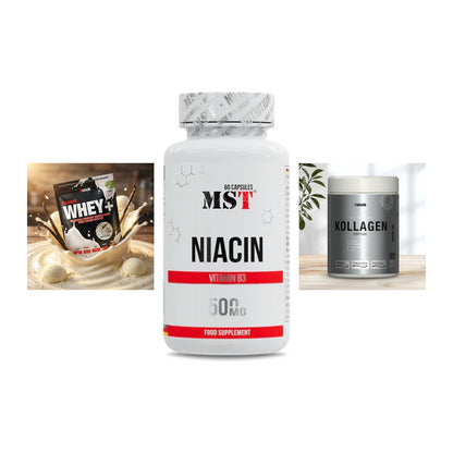 Regenerations-Set: Sinob Honest + MST Niacin + Sinob Kollagen – alle enthaltenen Artikel