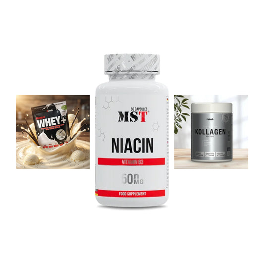 Regenerations-Set: Sinob Honest + MST Niacin + Sinob Kollagen – alle enthaltenen Artikel