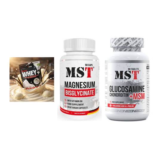 Regenerations-Set: Sinob Honest + MST Magnesium + MST Glucosamine – alle enthaltenen Artikel