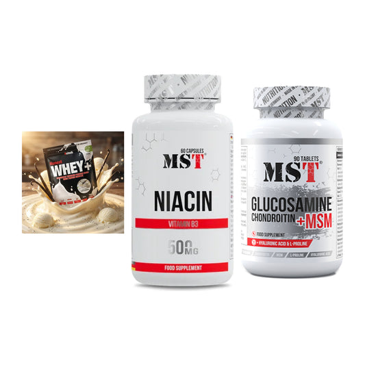 Regenerations-Set: Sinob Honest + MST Niacin + MST Glucosamine – alle enthaltenen Artikel