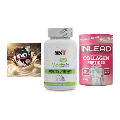 Regenerations-Set: Sinob Honest + MST Magnesium + INLEAD Collagen – alle enthaltenen Artikel