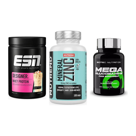 Regenerations-Set: ESN Designer + Nutrend Zinc + Scitec Mega – alle enthaltenen Artikel