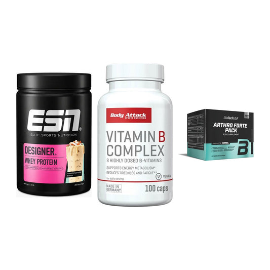Regenerations-Set: ESN Designer + Body Attack + BioTech Arthro – alle enthaltenen Artikel
