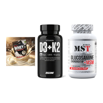 Regenerations-Set: Sinob Honest + Big Zone + MST Glucosamine – alle enthaltenen Artikel