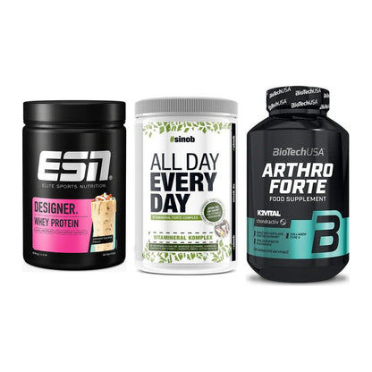 Regenerations-Set: ESN Designer + Sinob All Day + BioTech Arthro – alle enthaltenen Artikel